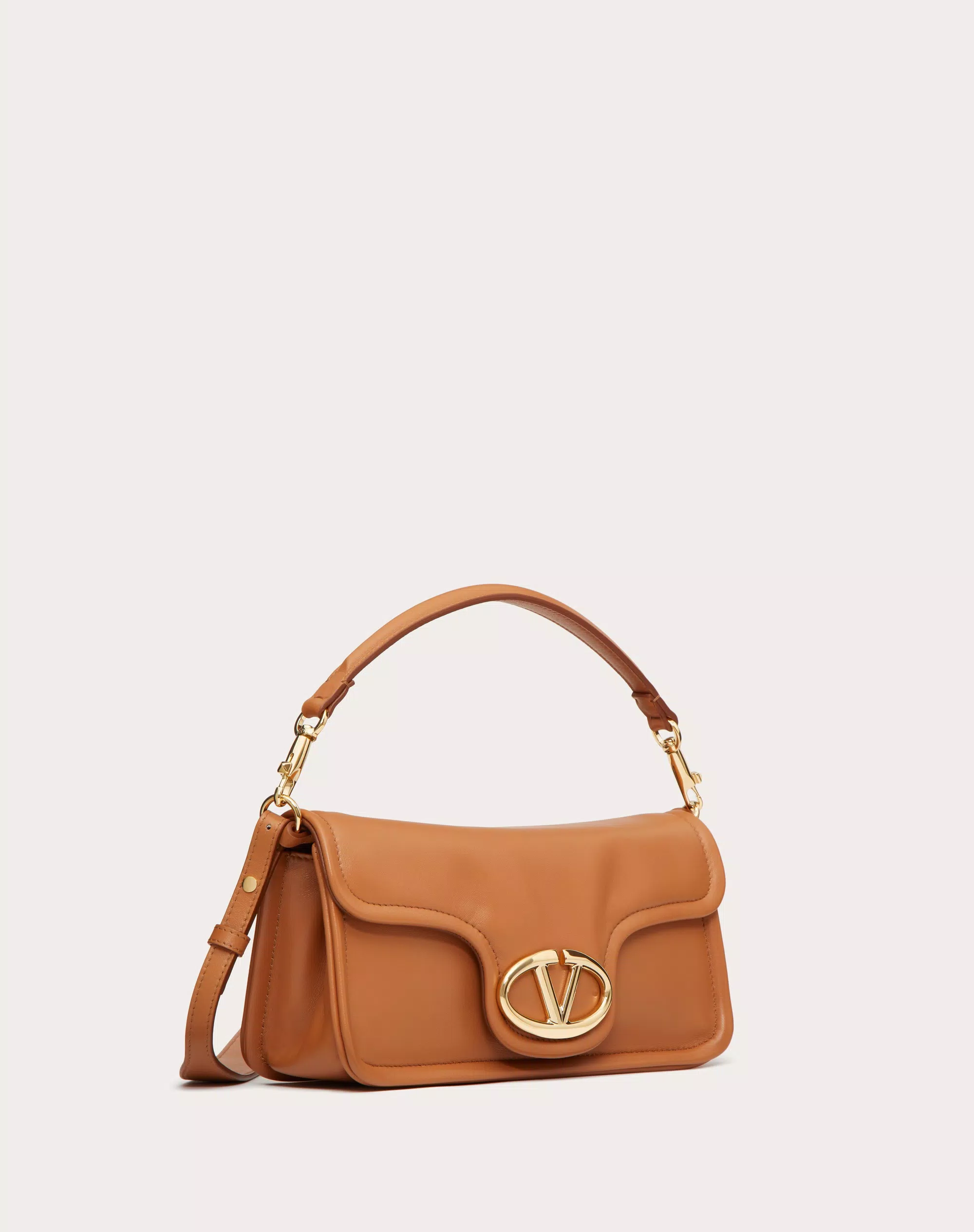 VALENTINO GARAVANI NAPPA LEATHER MEDIUM SHOULDER BAG